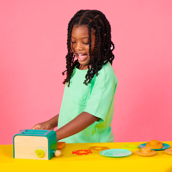 Topinkovač a snídaňové doplňky Mini Chef – Breakfast Playset