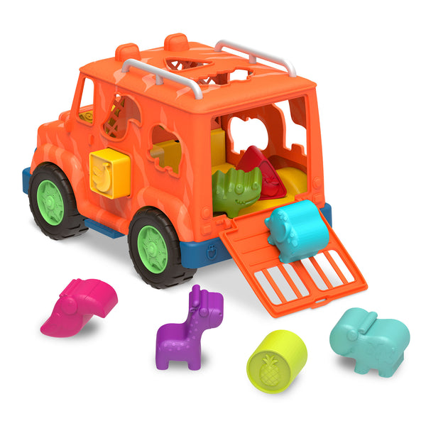 Safari nákladní auto – s třídicími kostkami Wonder Wheels