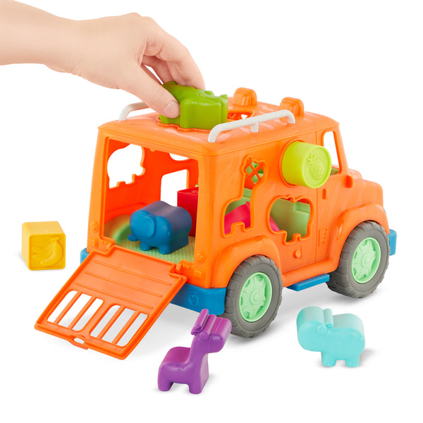 Safari nákladní auto – s třídicími kostkami Wonder Wheels