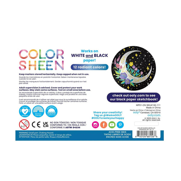 Metalické fixy – Color Sheen