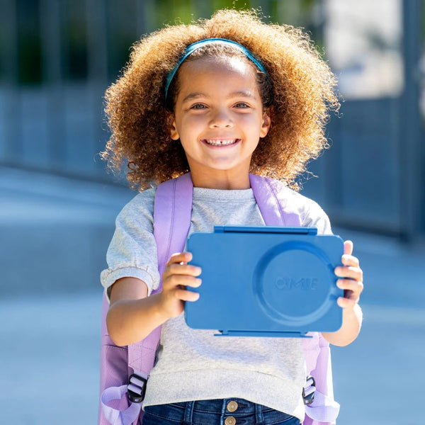 Lunchbox s termoskou OmieBox Up – Cosmic Blue