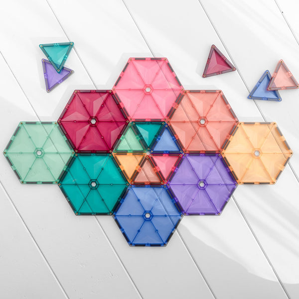 Magnetbausteine – Pastell-Geometrie-Set 40 Teile - Tublu.de