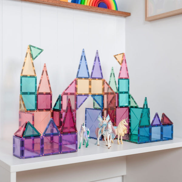 Magnetbausteine – Pastell-Geometrie-Set 40 Teile - Tublu.de
