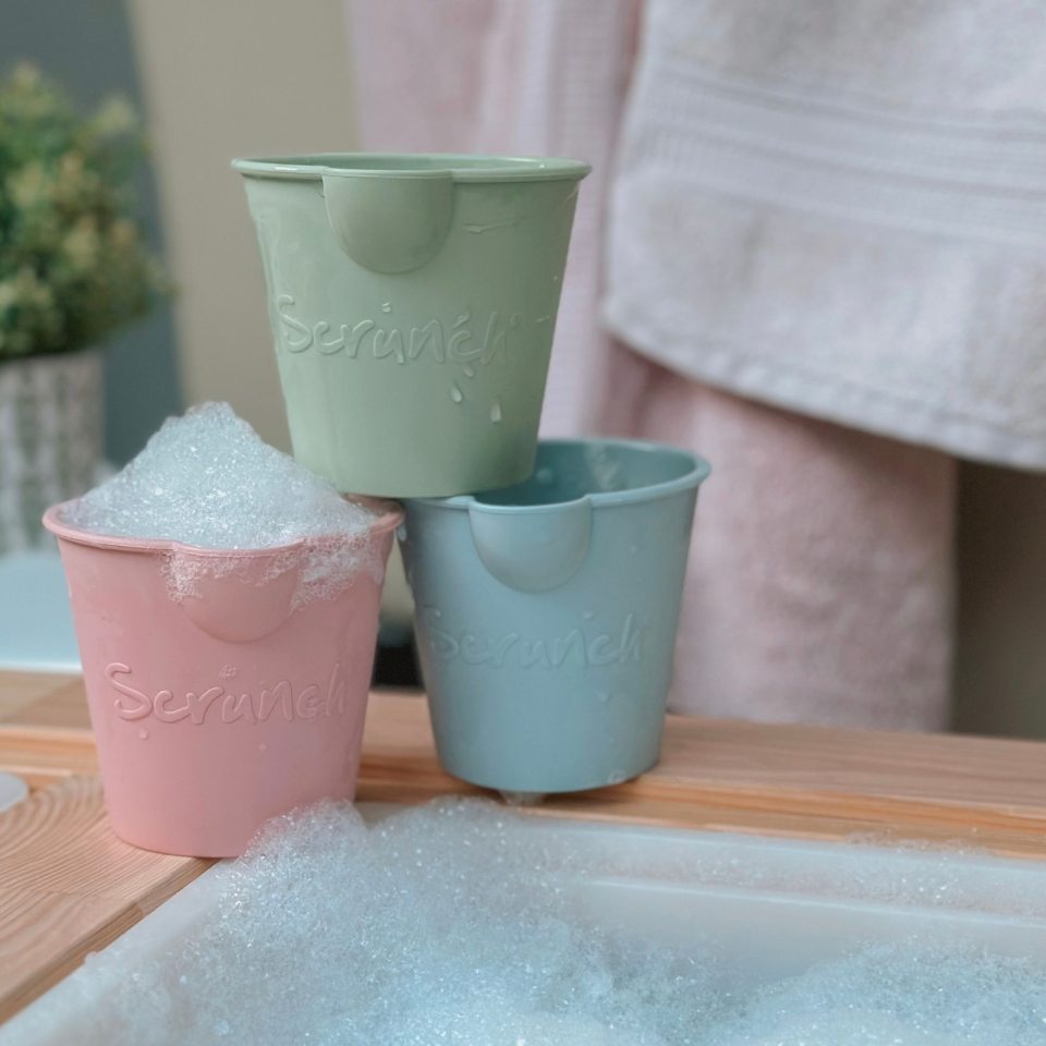 Set mit 3 Badesitzen Scrunch - Tublu.de