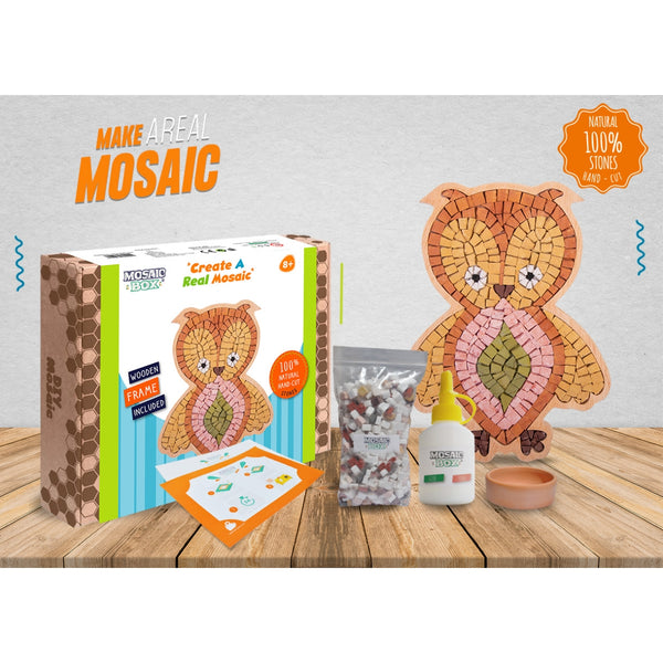 Kreativní mozaiková sada MOSAICBOX Sova