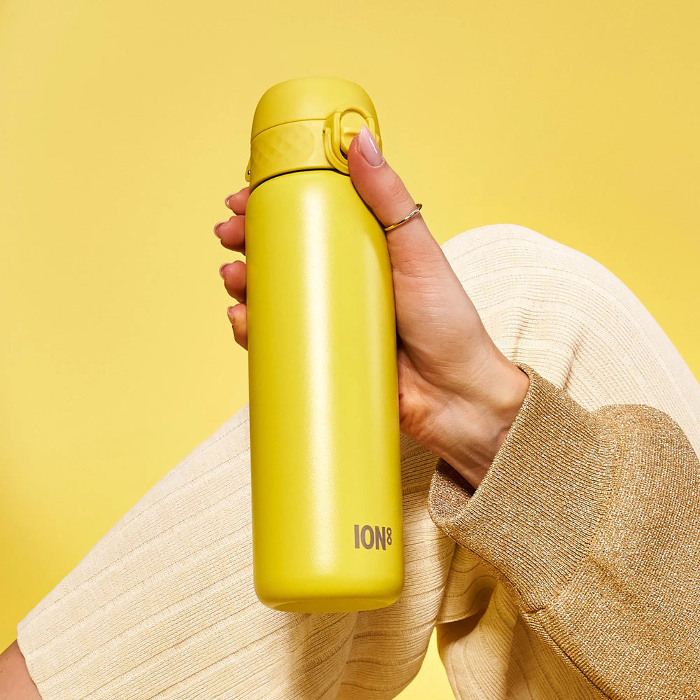 Nerezová láhev na pití 600 ml – Žlutá