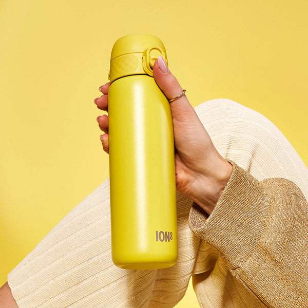 Nerezová láhev na pití 600 ml – Žlutá