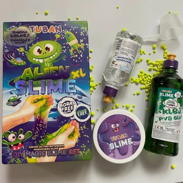 DIY sada pro sliz měnící barvu – Alien XL