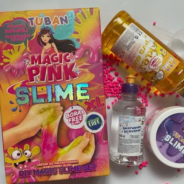 DIY sada pro sliz měnící barvu – Pink XL