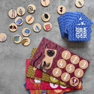 Beobachtungsspiel – Where are my socks? - Tublu.de