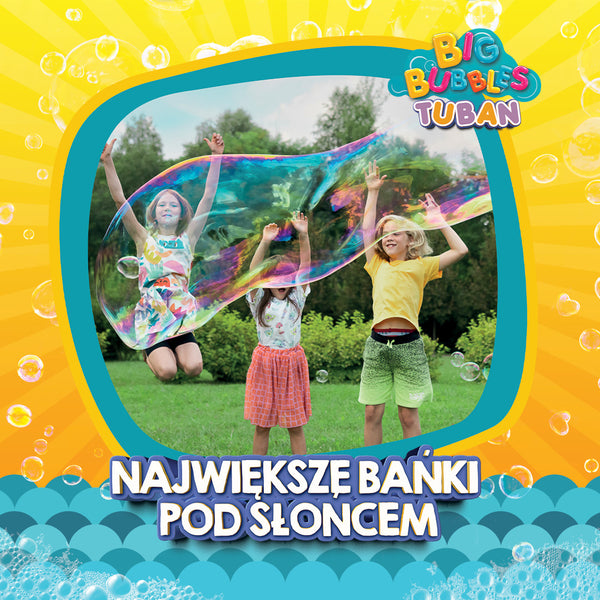 Šňůra na velké bubliny 45 cm + náplň 400 ml