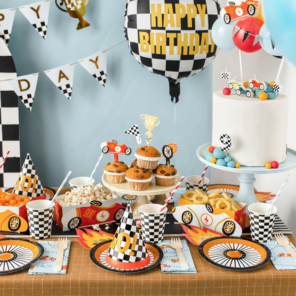 Dekorace na muffiny, 4 kusy – Auta