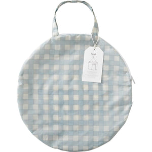 Hrací stan pro děti Recycled - Gingham Blue
