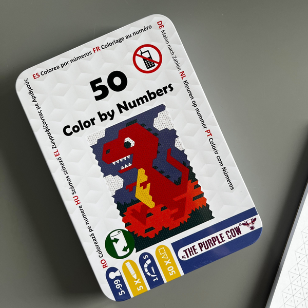 Cestovní rébusy – 50 vybarvování podle čísel