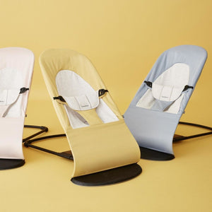 Dětské lehátko BALANCE SOFT WOVEN/JERSEY – Modré/Šedé