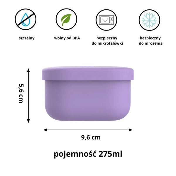 Box na svačinu OmieSnack – Fialový