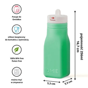 Láhev na pití pro děti OmieBottle – Zelená
