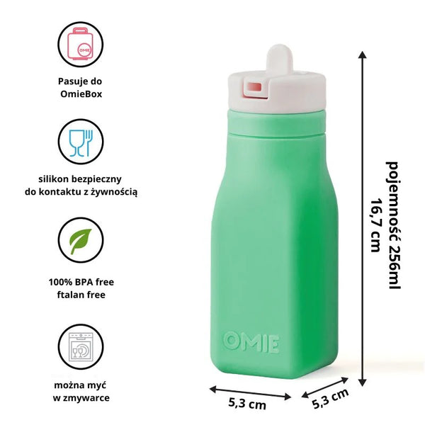 Láhev na pití pro děti OmieBottle – Zelená
