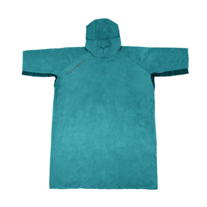 Osuška, pončo s kapucí – Teal