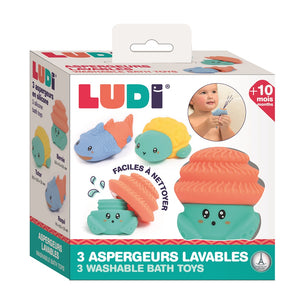 Set mit 3 sensorischen Spritzpistolen zum Aufziehen - Tublu.de