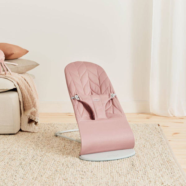 Dětské lehátko BLISS WOVEN Petal Quilt – Starorůžová