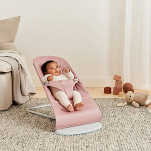 Dětské lehátko BLISS WOVEN Petal Quilt – Starorůžová