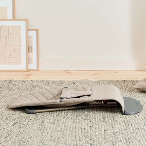 Dětské lehátko BLISS WOVEN – Pískově šedé