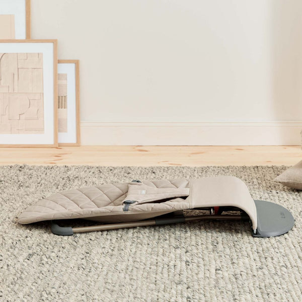 Dětské lehátko BLISS WOVEN – Pískově šedé