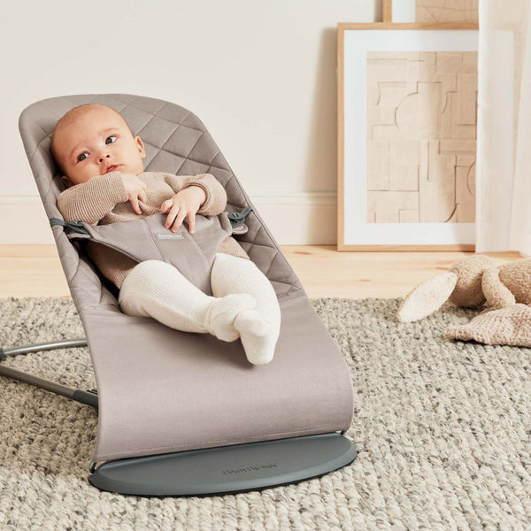 Dětské lehátko BLISS WOVEN – Pískově šedé
