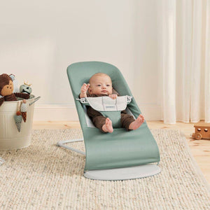 Dětské lehátko BALANCE SOFT WOVEN/JERSEY – Světle šedé/Šedé