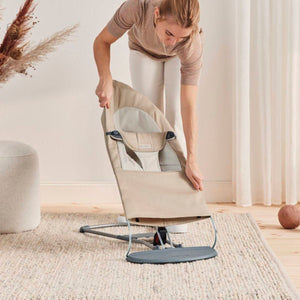 Dětské lehátko BALANCE SOFT WOVEN – Khaki/Béžová
