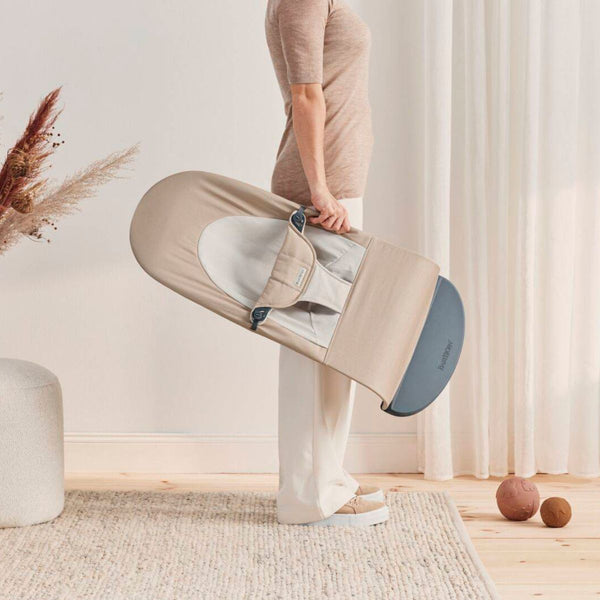 Dětské lehátko BALANCE SOFT WOVEN – Khaki/Béžová