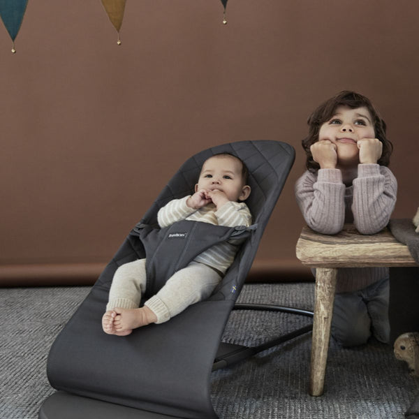 Dětské lehátko BLISS WOVEN – Antracit