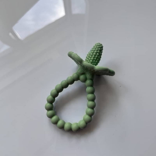 Silikonové kousátko „Šťavnatá malina Plus“ – Zelené
