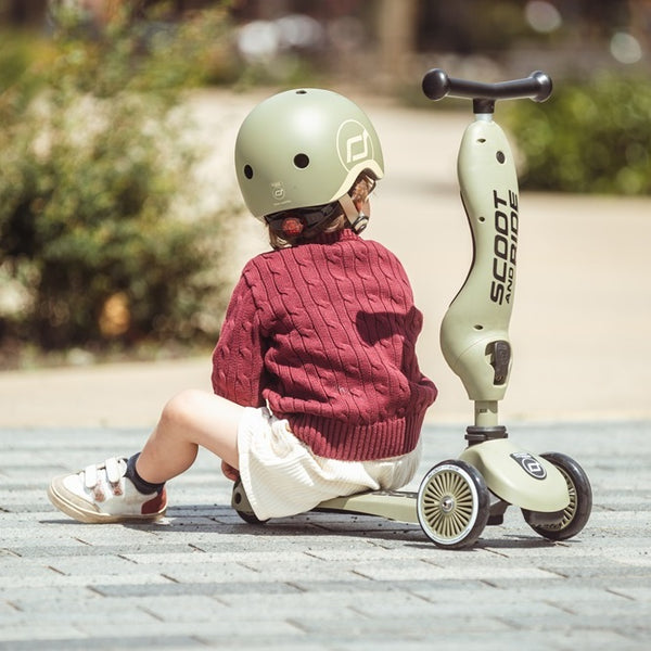 Kinderhelm  3+ S-M - Olive - Tublu.de