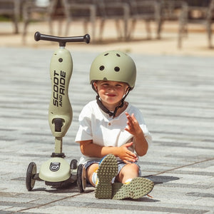 Kinderhelm  3+ S-M - Olive - Tublu.de