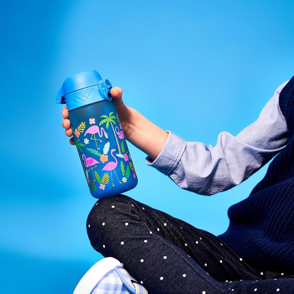 Láhev na pití pro děti 400 ml – Plameňáci