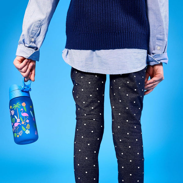 Láhev na pití pro děti 400 ml – Plameňáci
