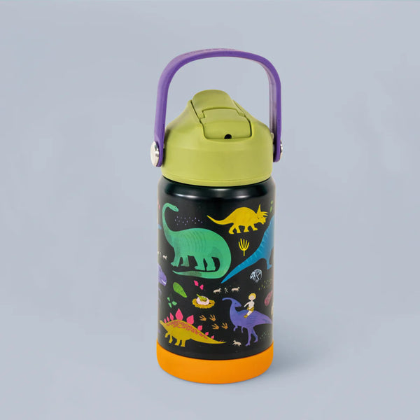 Stahlflasche, 400 ml bidon - Dinosaurier - Tublu.de
