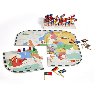 Puzzle mit Lernspiel – Flaggen Europas 5+ - Tublu.de