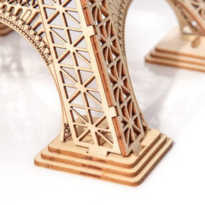 Dřevěné puzzle 3D model – Eiffelova věž