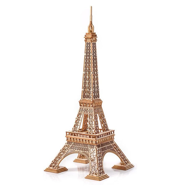 Dřevěné puzzle 3D model – Eiffelova věž