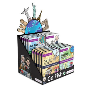 Cestovní karetní hra Kvarteto – Go Fish Zvířata