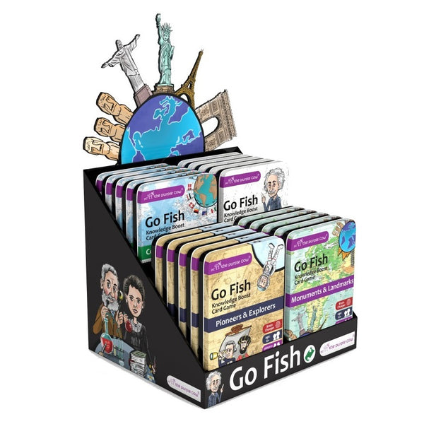 Cestovní karetní hra Kvarteto – Go Fish Zvířata