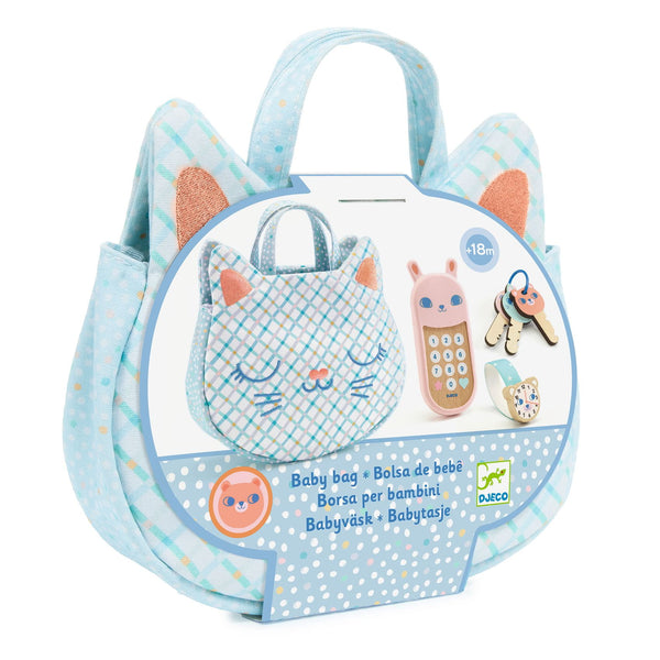 Blaue Handtasche mit Accessoires - Tublu.de