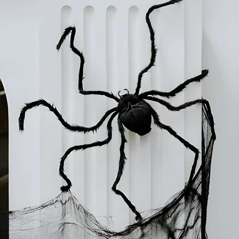 Dekorace – Černý pavouk 103 x 75 x 9 cm