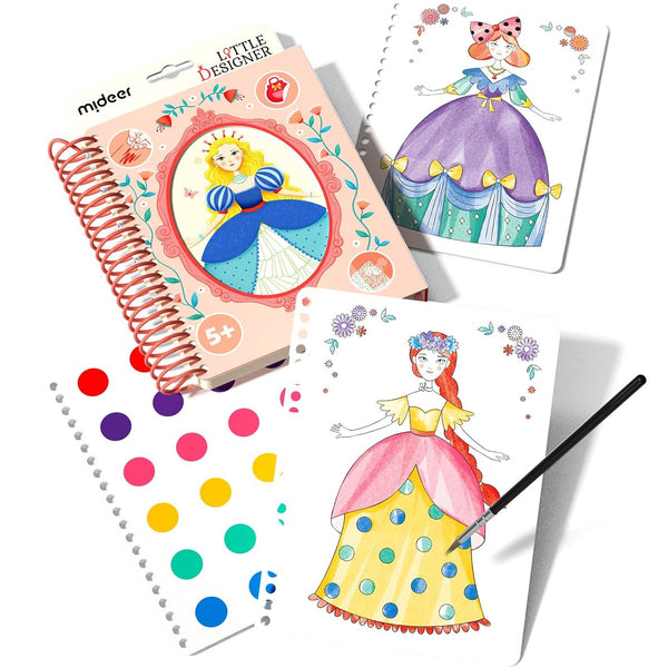 Kreativheft für kleine Designer – Prinzessinnenball - Tublu.de