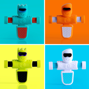 Foosbots Tischfußballspiel Set für einen Spieler – Weiß - Tublu.de