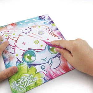 Scrapbookingové album – kreativní sada pro děti s fólií a třpytkami – Marinia 7+