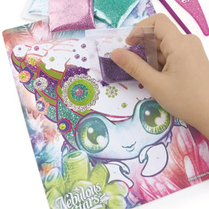 Scrapbookingové album – kreativní sada pro děti s fólií a třpytkami – Marinia 7+